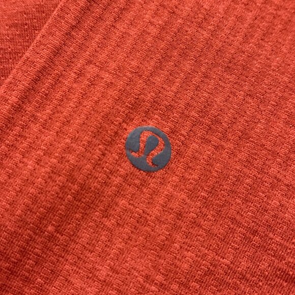 Lululemon Men's Metal Vent Tech Short-Sleeve Shirt - Dark Orange - Picture 4 of 8